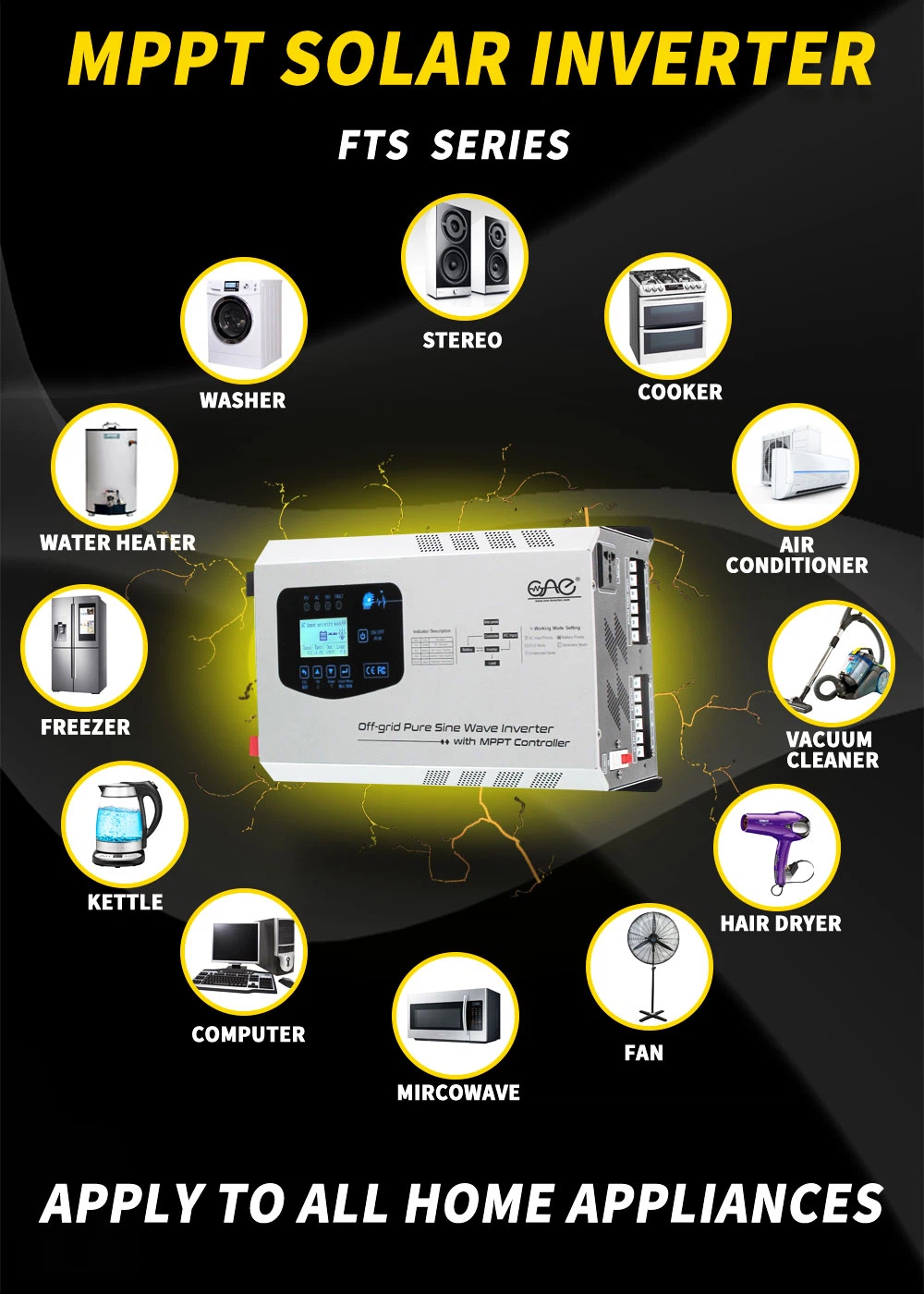 pure sine wave hybrid inverter